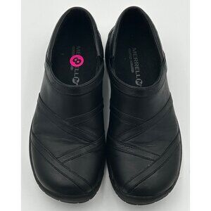 Merrell Shoes Women's Size 8 Encore Nova Leather Slip-On Black Comfort Work